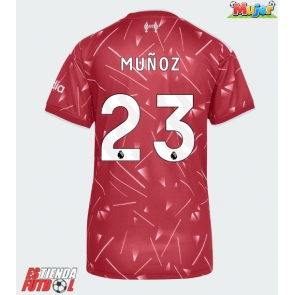 Liverpool Victor Munoz #23 Primera Equipación Mujer 2026-27 Manga Corta